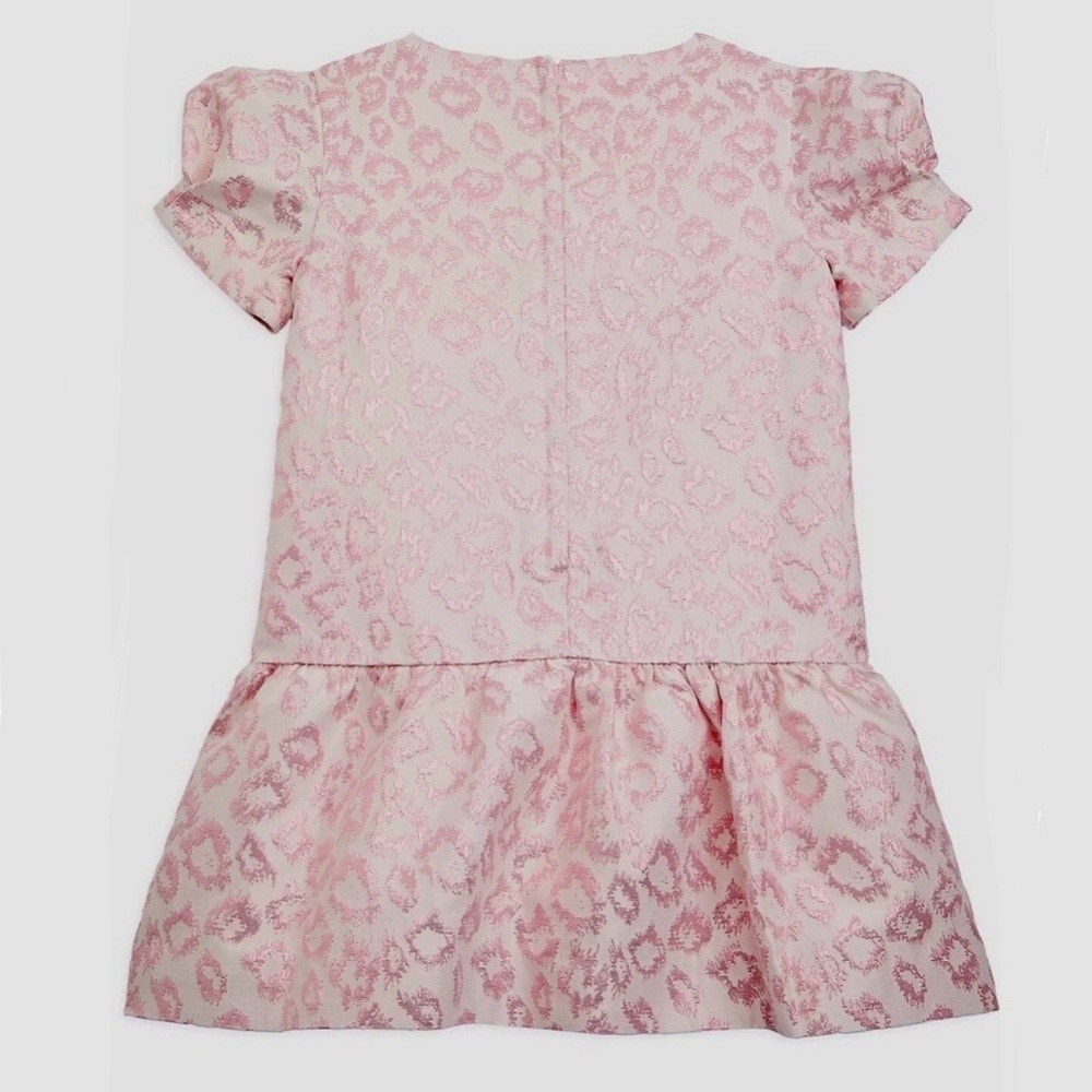 NWT Lilly Pulitzer Pink Metallic Formal Leopard Print Dress - Picture 3 of 6